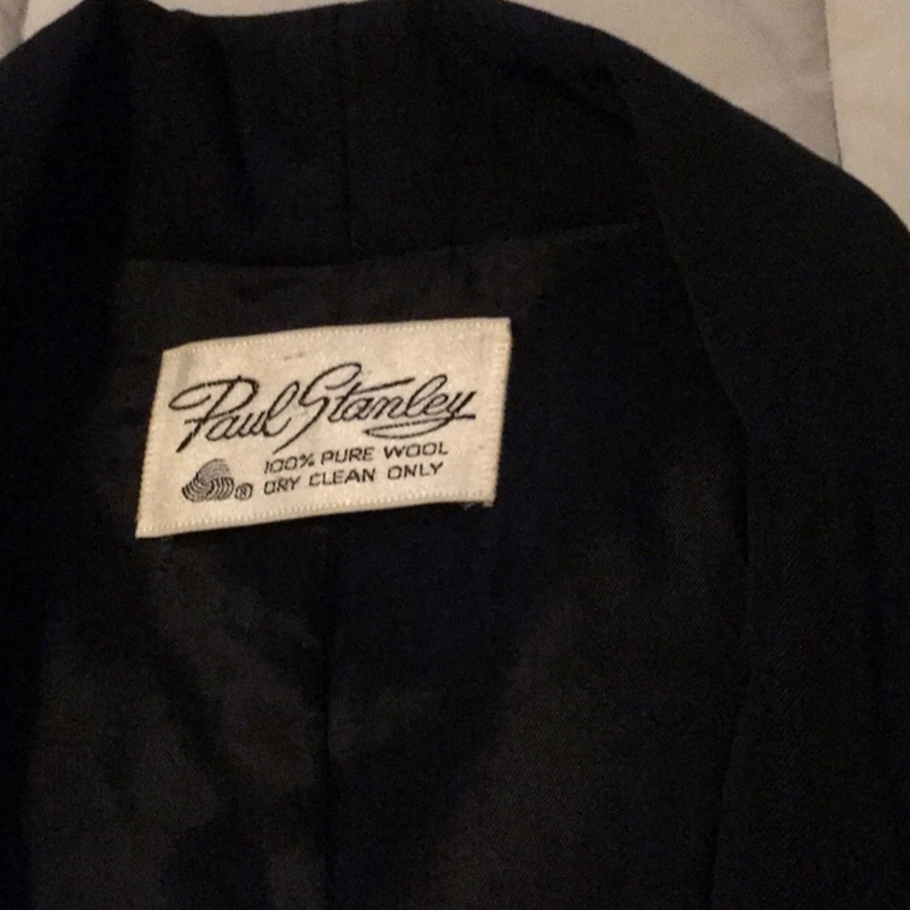 Paul Stanley Long Black Coat